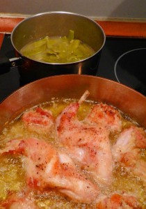 rabbit pan fried